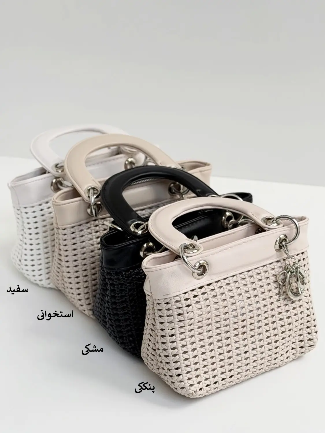 6843-کیف حصیری Dior